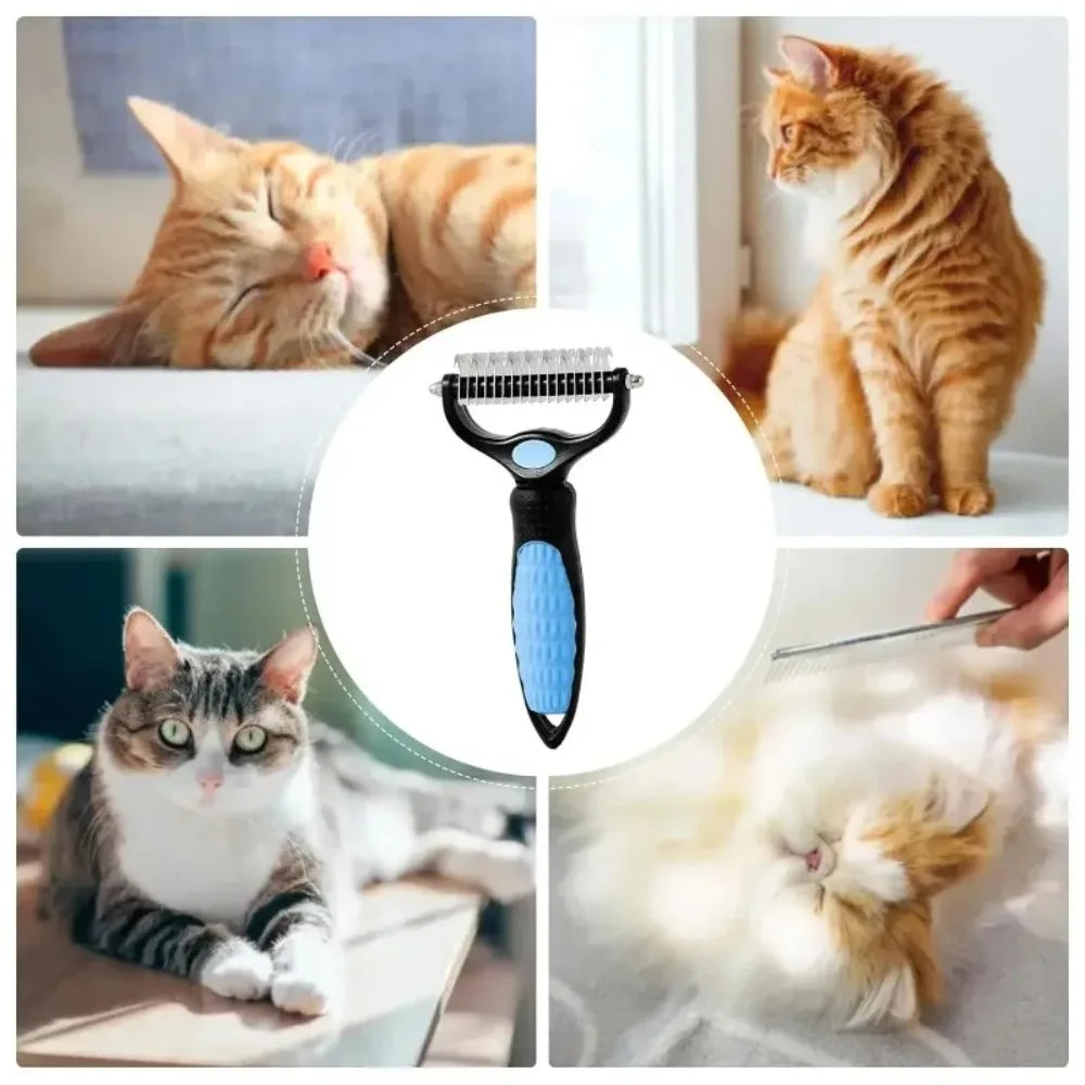 Double Sided Pet Grooming Brush For Dogs And Cats Pro