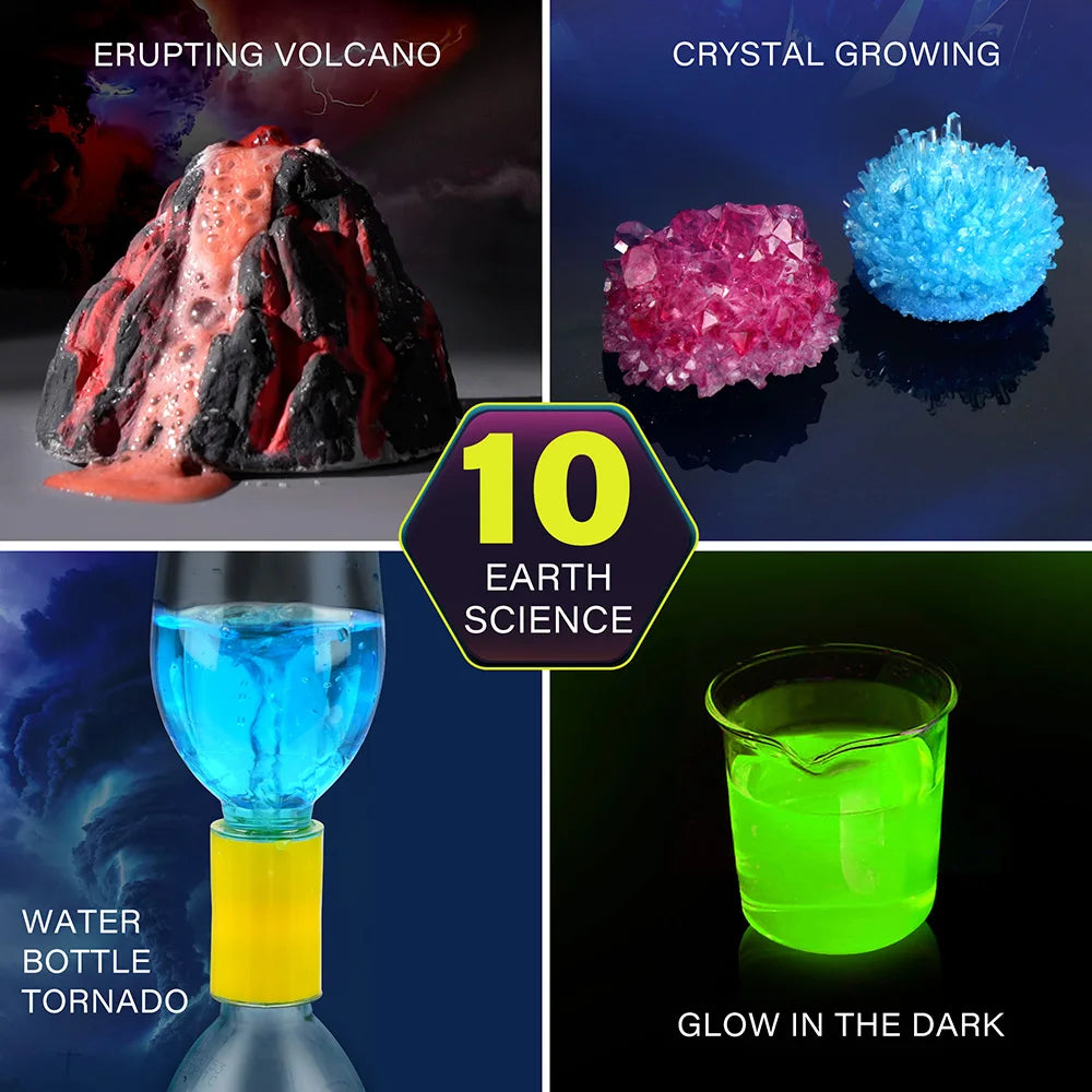 Science Kits for Kids 8+, 105 Experiments Educational Toy, Science Kits STEM Toys for Boys Girls. Makes a great Birthday or Holiday Gift