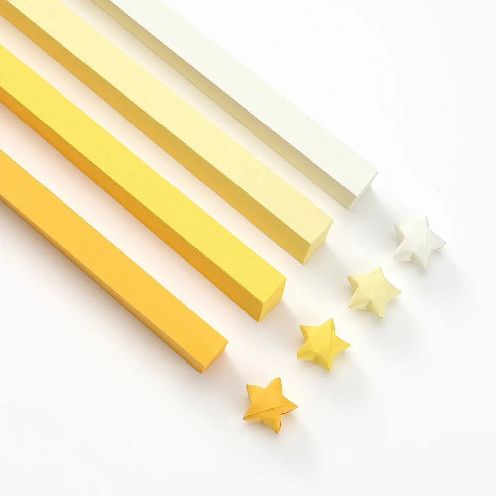 540 Sheets Rainbow Gradient Origami Paper, Double Sided Star Folding Strips for kids and family craft times.