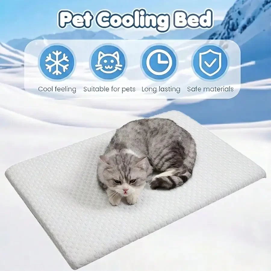 Cooling Pet Bed And Resting Mat Non Slip Washable Cotton All Seasons Small Pets