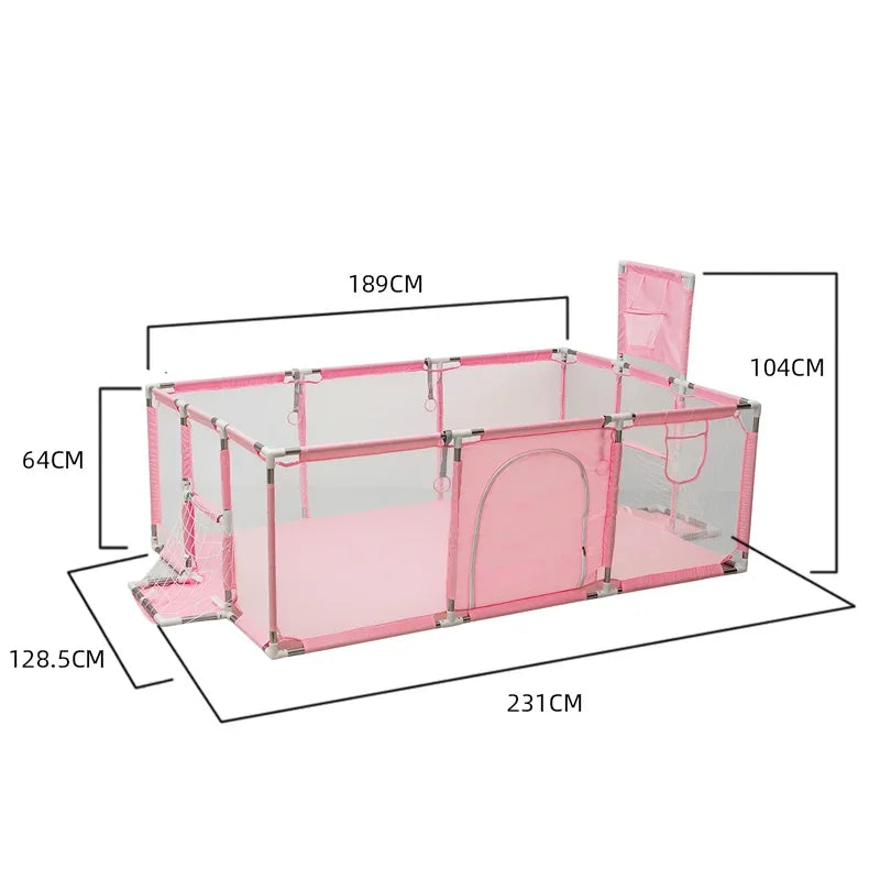 Indoor Outdoor Playpen With Soft Padding and Ball Pit for Your Active Kinders
