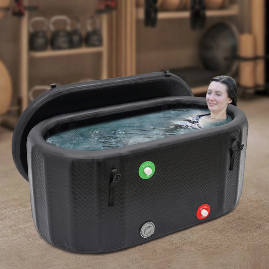 Inflatable Ice Bath Tub For Active Parents and Athletes With Pump, Large Capacity, to relax muscles after workouts