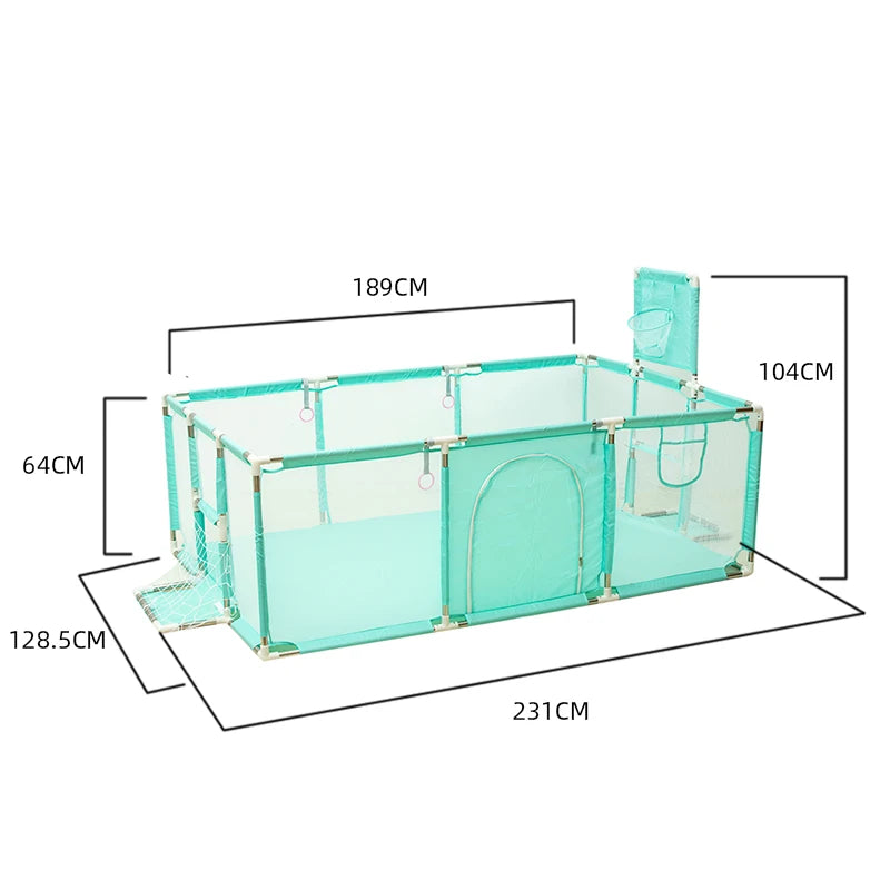 Indoor Outdoor Playpen With Soft Padding and Ball Pit for Your Active Kinders