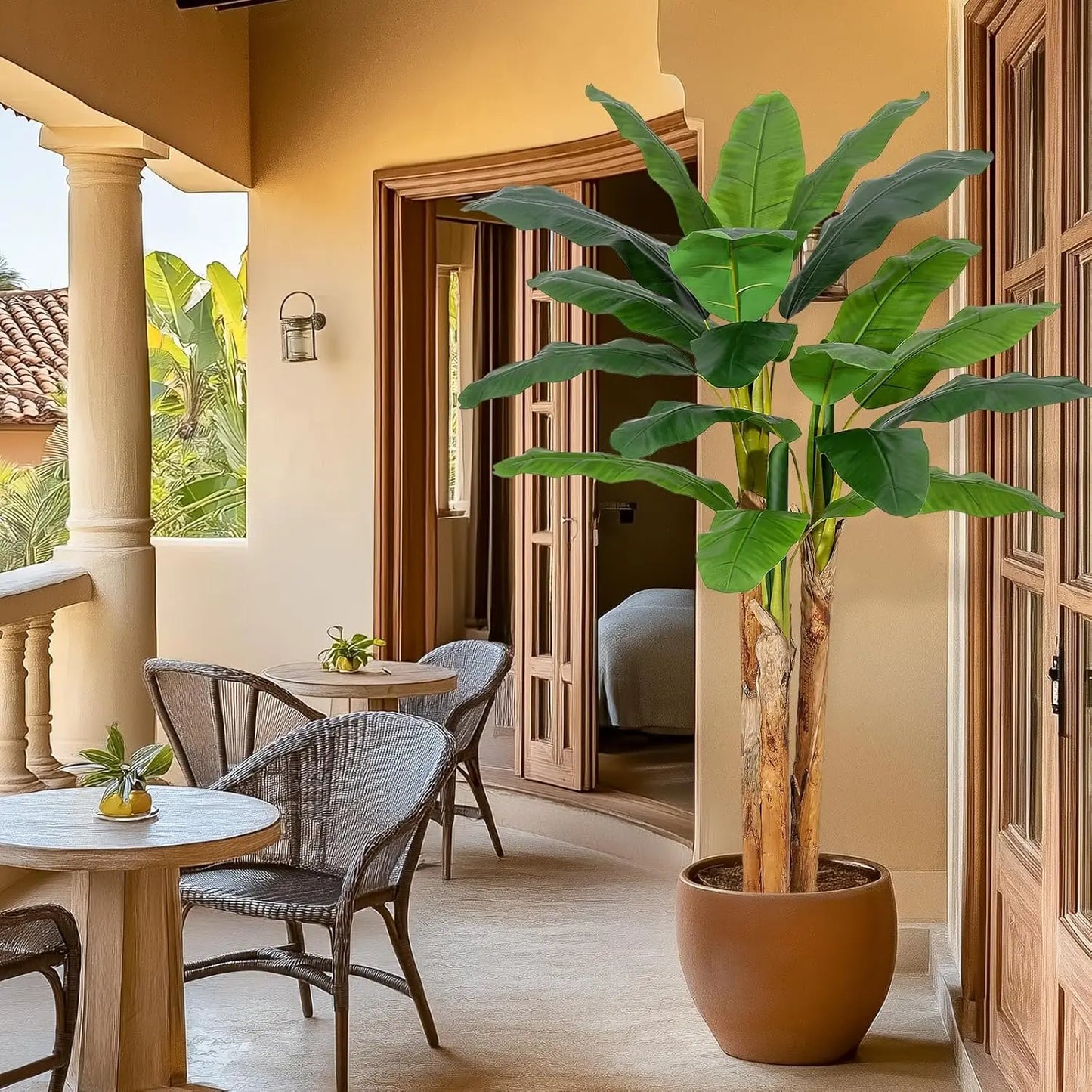 Large Banana Tree - Artificial Plant For Adding Green Spaces to Home and Office Decor