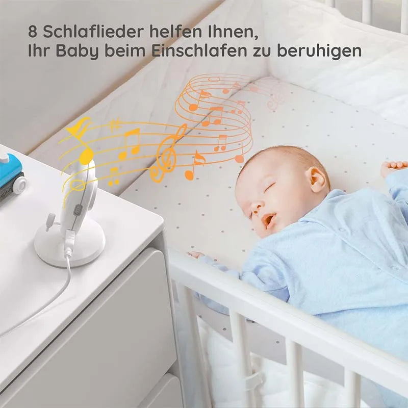 3.2 Inch Digital LCD Screen, Wireless Baby Monitor with Camera,  Surveillance with  VOX, Night Vision, Temperature Monitor.