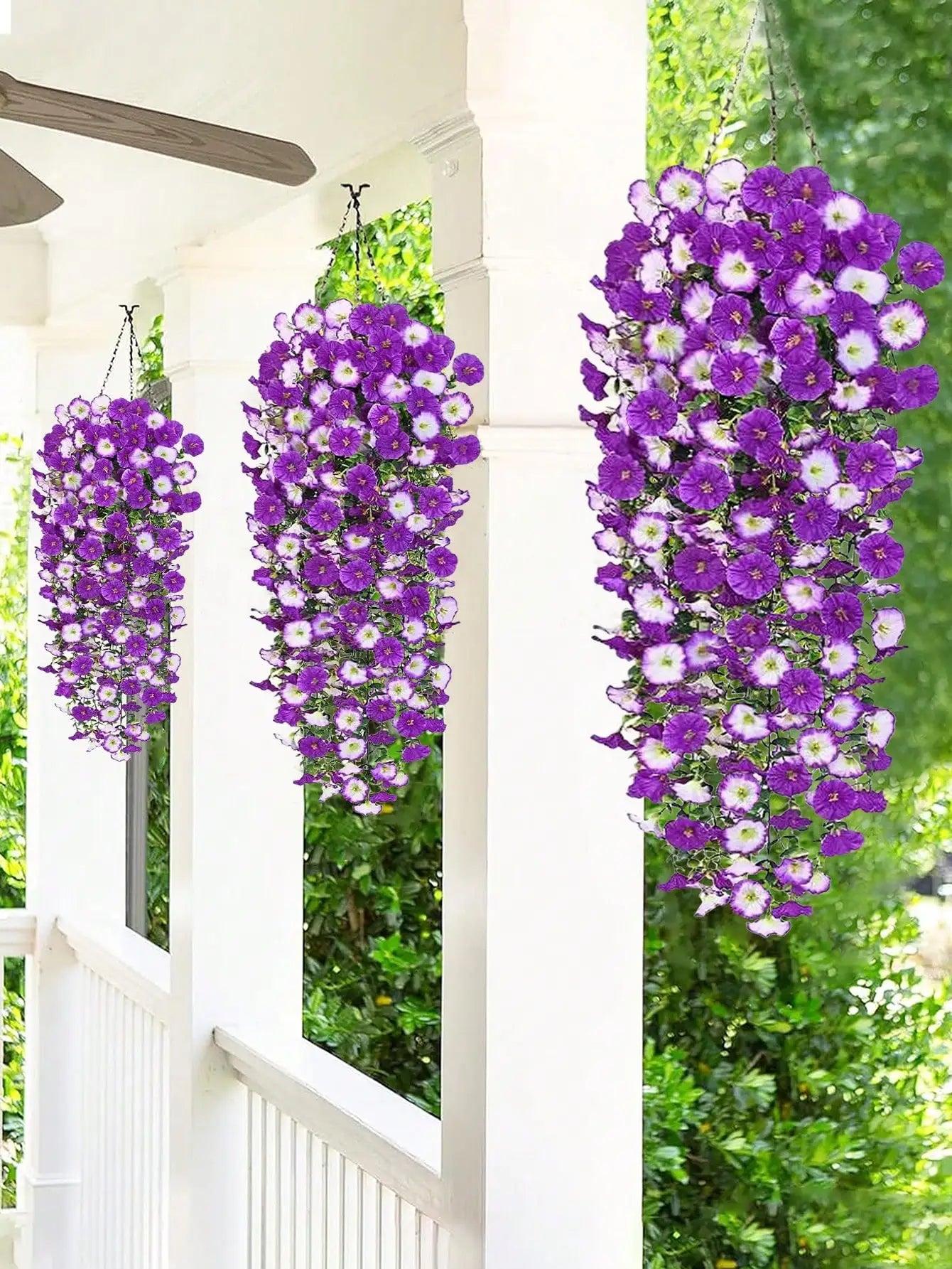 1/2/4pcs Artificial Eucalyptus Silk Flower Vine, UV-Resistant Greenery For Outdoor Hanging, Suitable For Anniversary, Graduation, Wedding, Party, Home, Office, Porch, Garden, Wall Decor for Spring & Summer