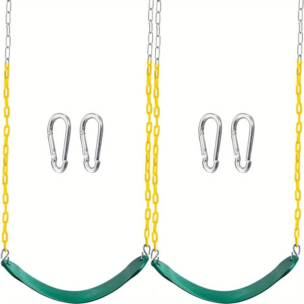 Joyfy 2 Pack Heavy Duty Swing Seats with Snap Hooks