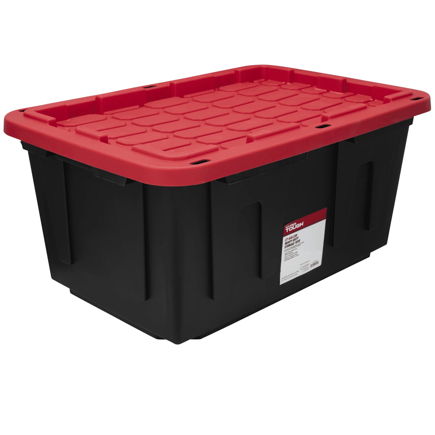 Stackable Durable Plastic Storage Bin With Snap On Lid for Organizing Clothing, Toys, Pet Gear