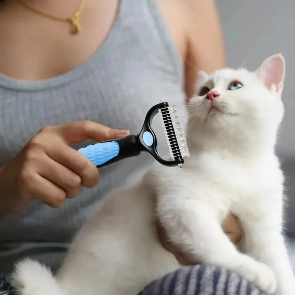 Double Sided Pet Grooming Brush For Dogs And Cats Pro