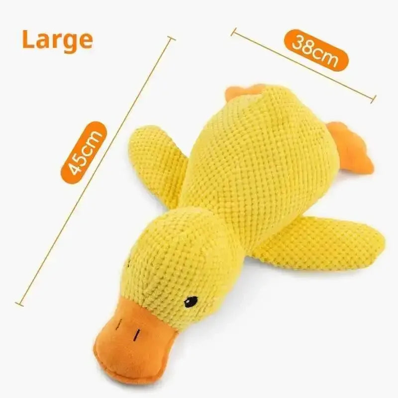 Squeaky Plush Duck Toy for Dogs and Cats Chew Toy for Pets