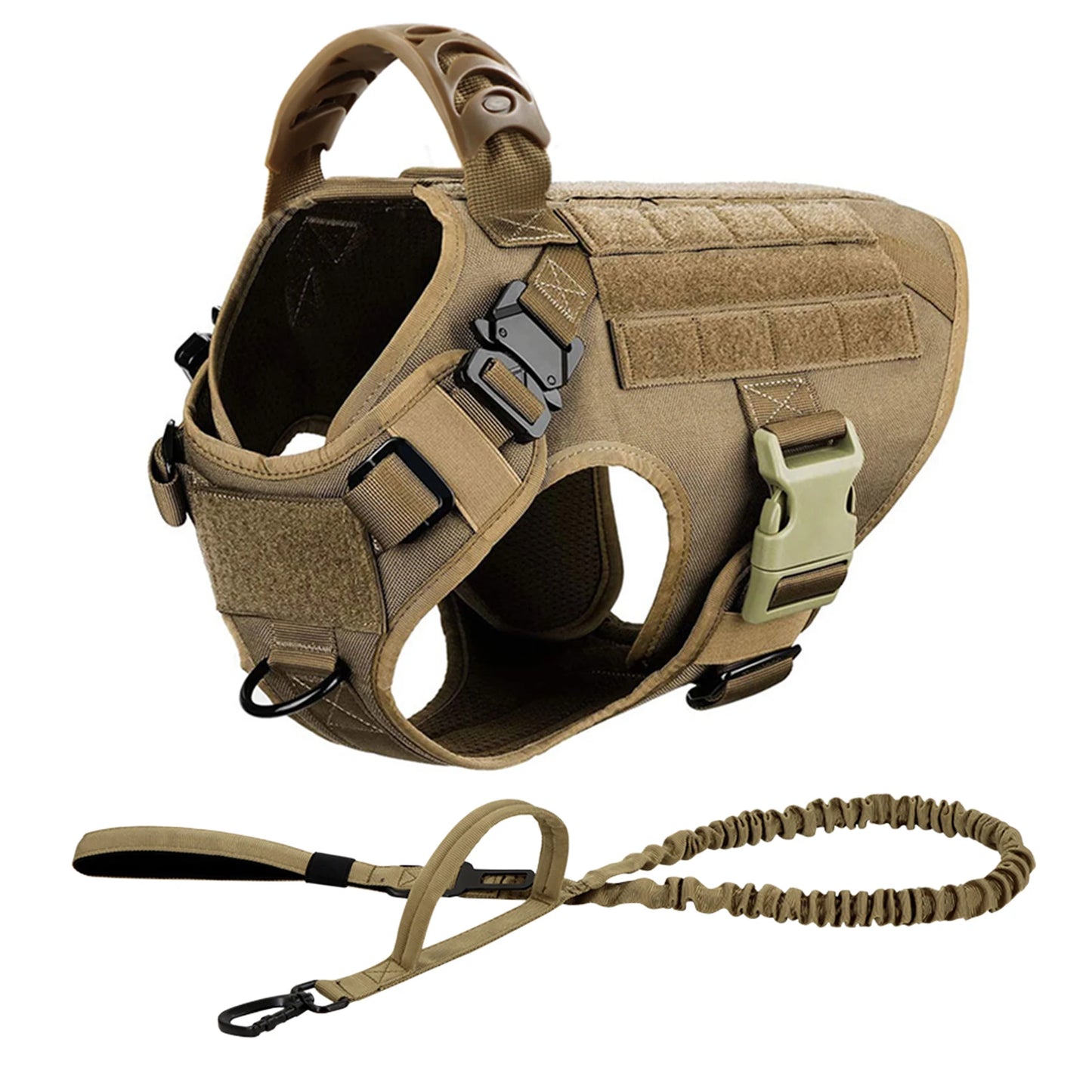 Large Dog Harness, Collar And Leash Set for Training, Walking and Carrying Gear. For Medium to Large Dogs