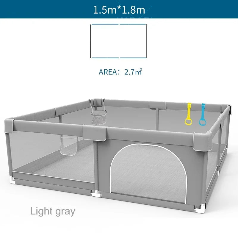 IMBABY Baby Playpen Safe Activity Playground Supports Motor Development