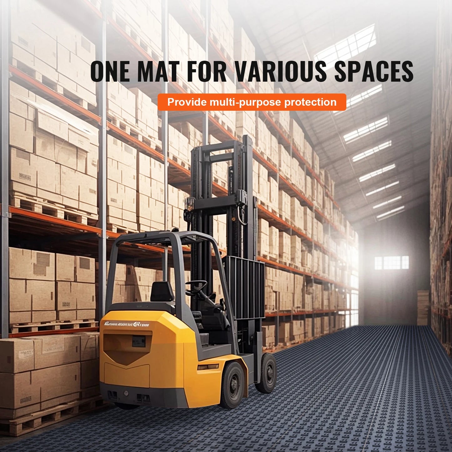 Interlocking Garage Floor Tiles 25 Pack Non Slip Double Sided Texture